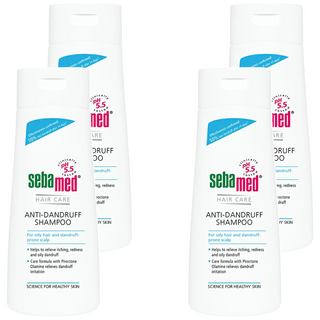 sebamed 施巴 油性抗屑洗髮乳, 400ml, 4瓶