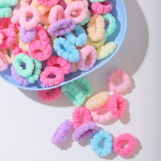 아기코끼리 유아동 몽글몽글 무팁 머리끈 100개 세트