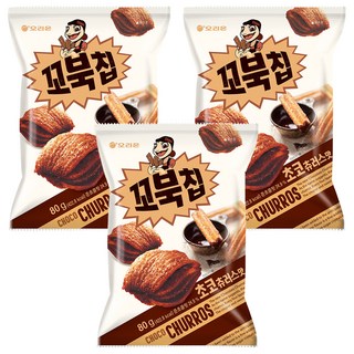 ORION 好麗友 烏龜脆片 巧克力口味, 80g, 3包