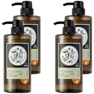 tsaio 上山採藥 咖啡因養髮洗髮露 強健髮根 活化頭皮 600ml, 4瓶