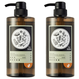 tsaio 上山採藥 咖啡因養髮洗髮露 強健髮根 活化頭皮 600ml, 2瓶