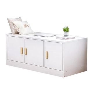 Horla 賀啦 生活家具用品 落地矮櫃 暖白 客廳儲物櫃 電視櫃, 100cm