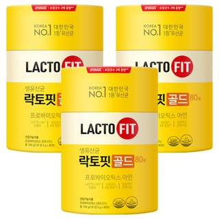 Chong Kun Dang 鍾根堂 LACTO-FIT 益生菌, 2g, 80包, 3罐
