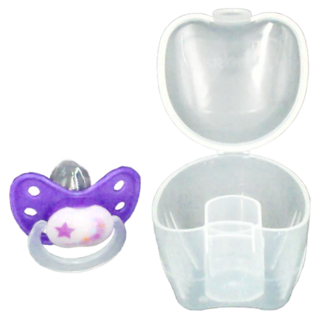 CHU-CHU 啾啾 夜光安撫奶嘴套裝 (0-6個月), 紫色, 1組