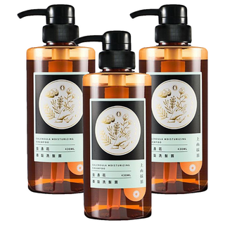 tsaio 上山採藥 金盞花養髮洗髮露 適用於油性及一般髮質 無矽靈 含質純精油, 430ml, 3瓶