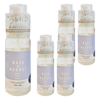 more room 頭髮身體修復油 白麝香 + 鈴蘭, 100ml, 5瓶
