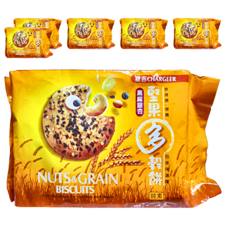 CHANG LEADER 厚毅 堅果多穀餅 黑麻銀杏, 260g, 6包