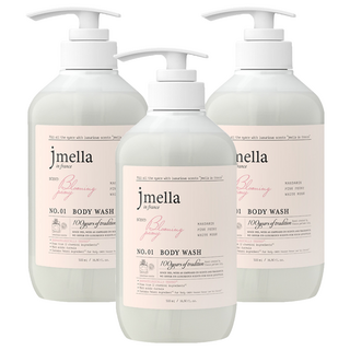 jmella 法式漫舞香水沐浴乳 Blooming Peony 500ml, 3瓶