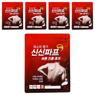 신신제약 신신파프 HOT 파스, 5개입, 5개