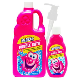 Mr.Bubble 兒童沐浴乳組 草莓香, 1135ml, 1組