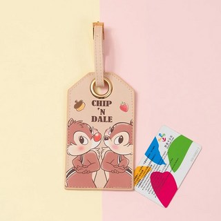CHIP 'N' DALE 奇奇蒂蒂 迪士尼系列 證件行李吊牌, 14 x 8cm, 奇奇蒂蒂黃