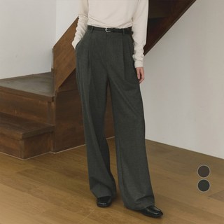 REORG 女款 Kok 雙褶西裝褲