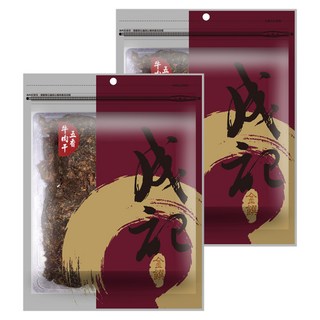 成記五香牛肉乾 傳統風味 獨立包裝 安心美味, 235g, 2包