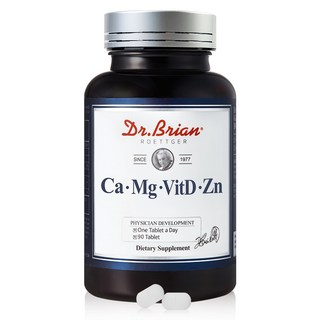 Dr.Brian ROETTGER 鈣鎂鋅維他命D補充錠, 90顆, 1罐