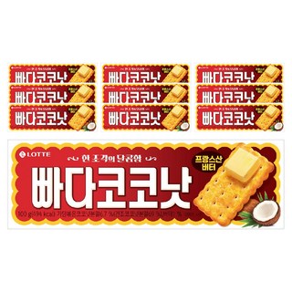 롯데제과 빠다코코낫, 100g, 10개