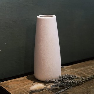 空氣選物 晝夜陶瓷花瓶 高款, 白色