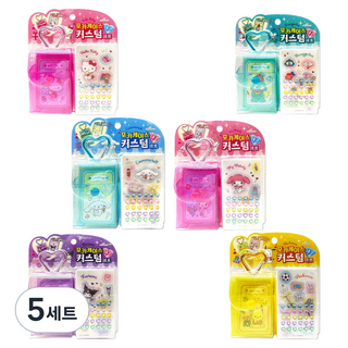 三麗鷗小卡套裝飾客製化套組, 5套, 隨機出貨