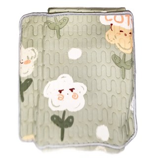 冰絲乳膠涼感腰枕防滑坐墊 Set (含枕芯), 坐墊45 x 45cm 腰枕30 x 50cm, 歡樂雲朵