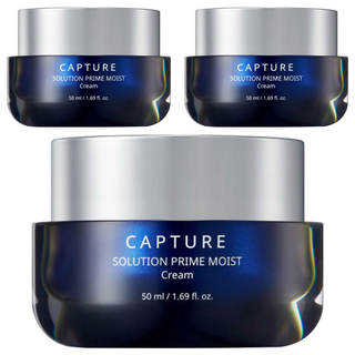 AHC 逆轉瞬吸 水光保濕面霜 藍, 50ml, 3件