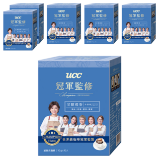 ucc 冠軍監修甘醇橙香濾掛式咖啡, 10g, 10包, 6盒