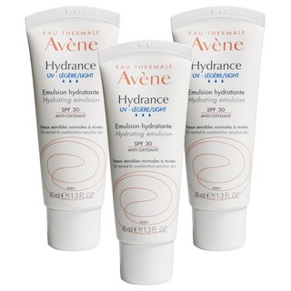 Avene 雅漾 清爽抗UV保濕隔離乳 SPF30, 40ml, 3條