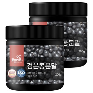 토종마을 검은콩 분말, 2개, 200g