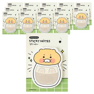 KAKAO FRIENDS 春植Ordinary造型便條紙, 玻璃瓶, 15個, 40張