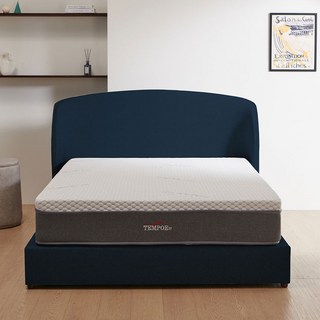 아로미가구 스테이 조야 패브릭 침대 프레임 + 7존 포켓 독립 매트리스 + 40T 프로파일폼 세트 방문설치, 블루진(프레임), 단일색상(매트리스)