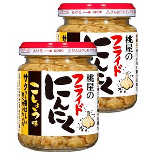 桃屋 黑胡椒大蒜片, 40g, 2罐