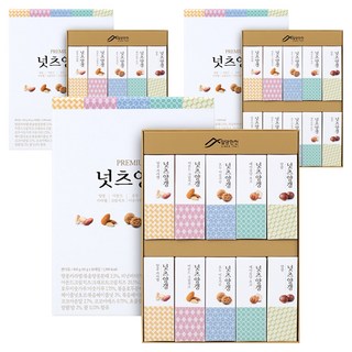 밀양한천 프리미엄 넛츠양갱 세트, 3세트, 450g