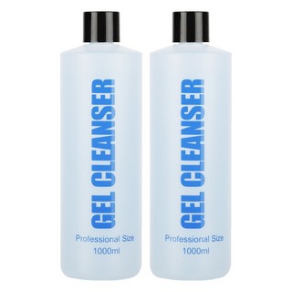 凝膠指甲油 凝膠清潔劑, 1000ml, 2個