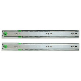 抽屜滑軌 3節寬版緩衝滑軌 550mm, 2個