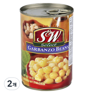 S&W 鷹嘴豆罐頭, 400g, 2個