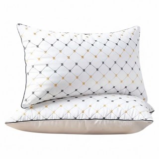 深睡眠抗菌防蟎枕頭 2入組, 45 x 74cm, 提升睡眠品質，享受健康舒適的睡眠體驗, 白色, 1組