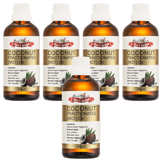 Aus Garden 澳維花園 頂級分餾椰子油 (MCT) 100ml, 5瓶