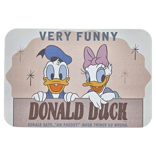 收納王妃 迪士尼 珪藻土地墊, 唐老鴨與黛西, 1個