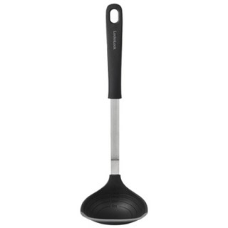 LocknLock 樂扣樂扣 Good Care系列 矽膠湯勺, 黑色 + 灰色, 1支