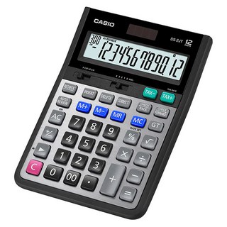 CASIO 卡西歐 桌上型計算機 DS-2JT, 混合顏色, 1個