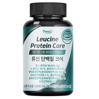 Funeat 白胺酸蛋白質錠, 60顆, 1個