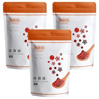 頂膳珍 辣椒絲, 15g, 3包