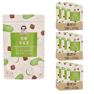 Medolly 蜜思朵 黑糖冬瓜茶 古法熬煮 獨立包裝 方便沖泡 清甜回甘, 15顆, 17g, 9袋