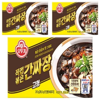 오뚜기 직접 볶은 간짜장 고형, 212g, 3개