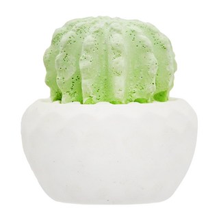 O'Pretty 歐沛媞 香氛擴香石擺飾 4X4X4cm 室內/車用, 1個, 綠色迷你仙人掌球