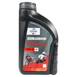 FUCHS silkolene Pro 4 10W40 XP 4T 福斯賽克龍 全合成酯類機油 1L 英國產 API SN JASO MA2, 1瓶, Pro 4 XP