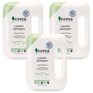 피퍼스탠다드 발효액 세탁 세제 레몬그라스향 보틀, 3개, 900ml