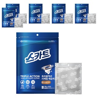 스카트 트리플액션 사계절 제습제 우디베르가못향 본품, 300g, 6개
