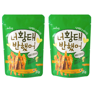 YORIYEOWANG 愛上黃太魚乾 青陽辣椒醬油美乃滋口味, 20g, 2個