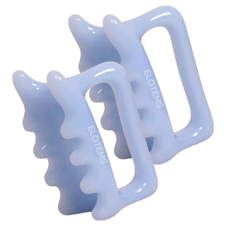 Ello Tems 頭皮指壓身體按摩刮痧板, 藍色, 2個