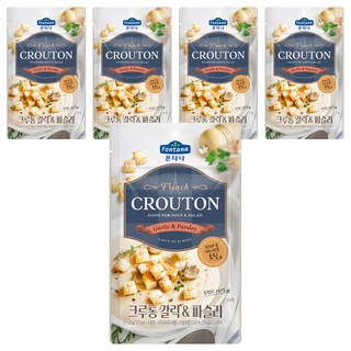 Fontana 巴西里大蒜法式麵包丁, 28g, 5個