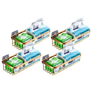 妃妃嚴選 太空鋁衛生紙架, 鈦金色, 4個